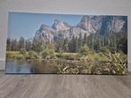 Schilderij op Canvas - Berglandschap Yosemite, Ophalen of Verzenden