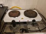 Elektrische kookplaat 2-pits (1500W + 1000W), Witgoed en Apparatuur, Kookplaten, Zo goed als nieuw, Gas, Vrijstaand, 4 kookzones
