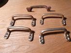 Antieke raamgreepjes  schuiframen deurbeslag rond 1920, Antiek en Kunst, Ophalen of Verzenden