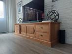 teak tv meubel met opbergruimte, Ophalen, Gebruikt, 150 tot 200 cm, Teakhout