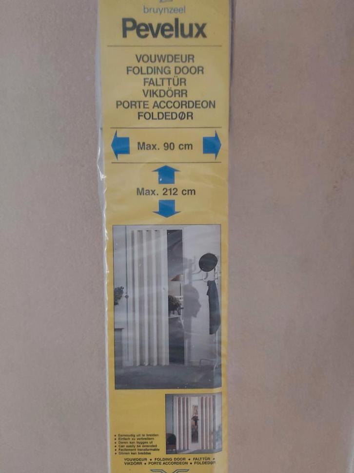 Bruynzeel - Pevelux Vouwdeur - Nieuw in verpakking!, Doe-het-zelf en Verbouw, Deuren en Horren, Nieuw, Binnendeur, 200 tot 215 cm