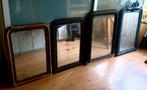 Antieke Franse Spiegels Brocante Vintage, Antiek en Kunst, Antiek | Spiegels, 50 tot 100 cm, Minder dan 100 cm, Rechthoekig, Ophalen