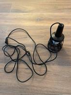 Vintage zwarte looplamp met lang snoer, Ophalen, Gebruikt