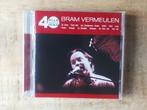 2 CD Bram Vermeulen – Alle 40 Goed - Bram Vermeulen (2 CD), Ophalen of Verzenden, Zo goed als nieuw, Levenslied of Smartlap