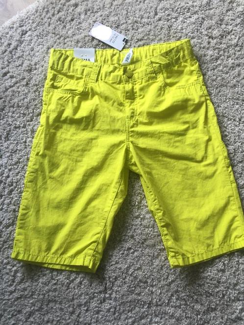 Geel HEMA jongens shorts korte broek bermuda knickers 146, Kinderen en Baby's, Kinderkleding | Maat 146, Nieuw, Jongen, Broek