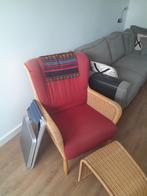 Rietenstoel te koop, Huis en Inrichting, Stoelen, Ophalen, Overige kleuren, Eén, Retro