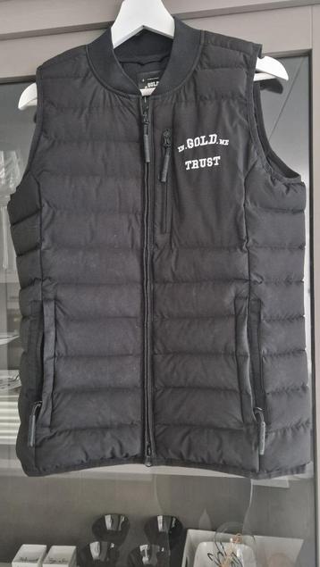 Stoere In Gold we Trust Bodywarmer zwart gevoerd/Bijenkorf beschikbaar voor biedingen