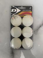 Dunlop tafeltennis ballen 6stuk nieuw., Ophalen of Verzenden, Nieuw, Net, Batje(s) of Balletje(s)
