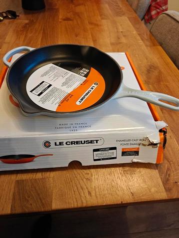 Le Creuset Skillet 26cm - coastal blue beschikbaar voor biedingen