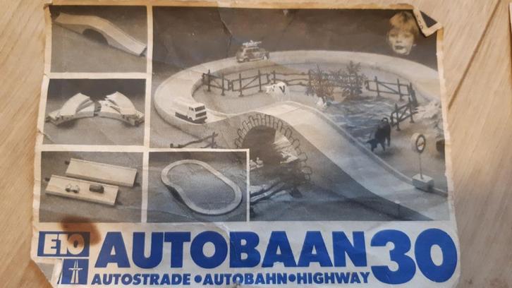 Houten autobaan Sliedrecht E10, Kinderen en Baby's, Speelgoed | Houten speelgoed, Gebruikt, Overige typen, Ophalen of Verzenden