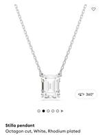 New Swarovski Stilla Diamond Necklace, Met kristal, Nieuw, Ophalen of Verzenden, Zilver
