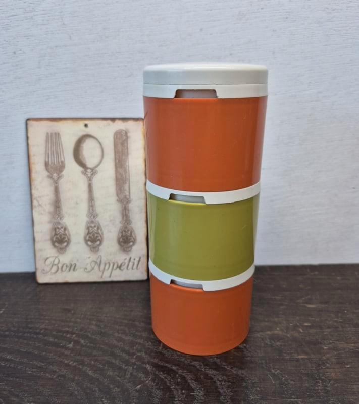 3 Vintage Tupperware kruidenpotjes, Huis en Inrichting, Keuken | Tupperware, Nieuw, Overige typen, Ophalen of Verzenden