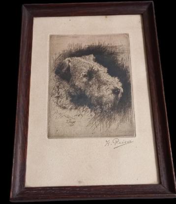 Kurt Peiser (1887-1962) Hond.  beschikbaar voor biedingen