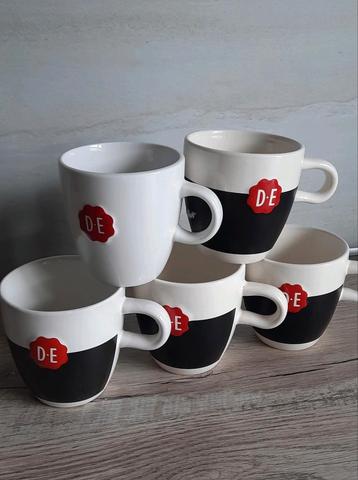 Douwe Egberts mokken - Set van 5 beschikbaar voor biedingen