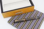 Parker Duofold Pinstripe Chocolat - Set, Met doosje, Vulpen, Zo goed als nieuw, Parker