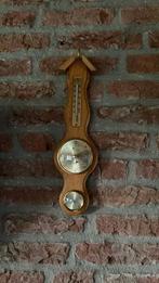 Houten Barometer met Thermometer & Hygrometer, Ophalen, Gebruikt, Barometer