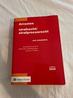 Arresten Strafrecht/Strafprocesrecht 2020, Boeken, Studieboeken en Cursussen, Ophalen of Verzenden, Gamma, Gelezen, WO