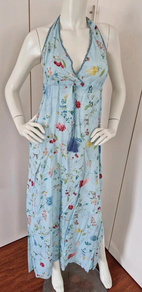 PIP STUDIO LANGE/MAXI VISCOSE ZOMERJURK MT 38, Kleding | Dames, Jurken, Zo goed als nieuw, Maat 38/40 (M), Overige kleuren, Onder de knie