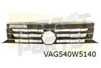 Volkswagen T5 II (10/09-7/15) grille (NPU glanszwart / chrom