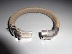 grijs/bruine leren armband van Buddha to Buddha, Ophalen of Verzenden, Zo goed als nieuw, Bruin, Leer