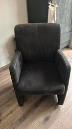 4 suede eetkamerstoele, Ophalen, Gebruikt, Zwart, Vier