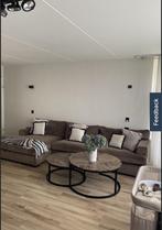 Rofra home bank bruin chocolate, Huis en Inrichting, Banken | Bankstellen, Hoekbank, 300 cm of meer, 75 tot 100 cm, Ophalen of Verzenden