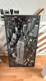 Zwart-wit foto van de Empire State Building (ingelijst, Ophalen of Verzenden, Zo goed als nieuw, Foto of Poster, Minder dan 50 cm
