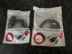 HDMI naar VGA ADAPTER KABEL met AUDIO, 1.8 en 3m, NIEUW, Computers en Software, Pc- en Netwerkkabels, Ophalen of Verzenden, Zo goed als nieuw