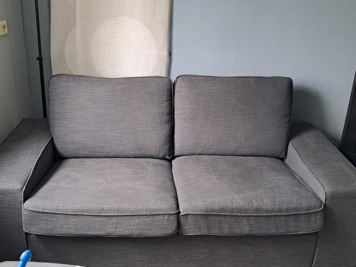 Te koop IKEA KIVIK 2 ZITSBANK GRIJS, Huis en Inrichting, Banken | Bankstellen, Zo goed als nieuw, Tweepersoons, 150 tot 200 cm