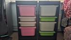 IKEA Trofast opbergkast met bakken (2x zwart), Kinderen en Baby's, Kinderkamer | Commodes en Kasten, Ophalen, Gebruikt, Minder dan 50 cm