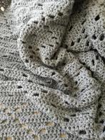 Gezellige grijze warme gehaakte plaid, Ophalen of Verzenden, Nieuw