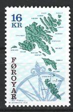faroër-3, Verzenden, Denemarken, Postfris