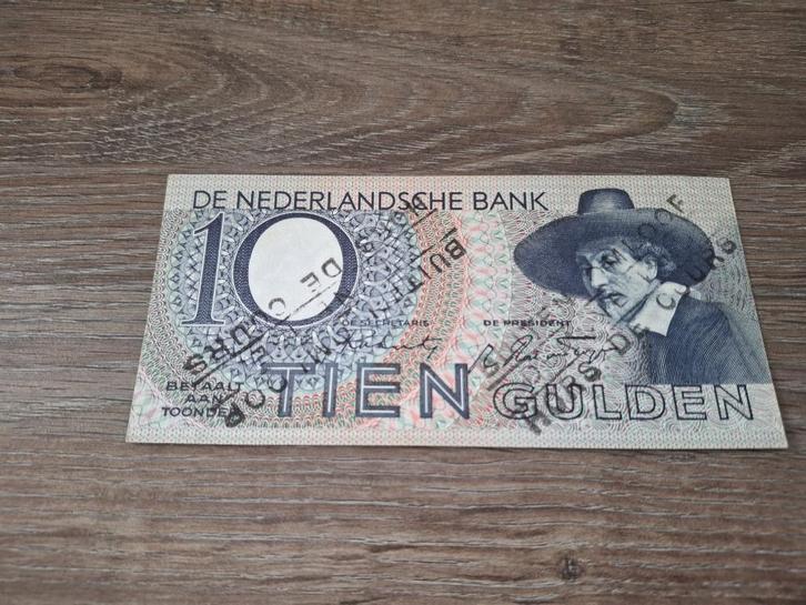 Vrijwel UNC biljet 10 gulden Staalmeester - buiten om. 1944, Postzegels en Munten, Bankbiljetten | Nederland, 10 gulden, Ophalen of Verzenden