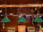 Groene Hanglamp Biljartstijl, Ophalen, Zo goed als nieuw, Metaal, Minder dan 50 cm