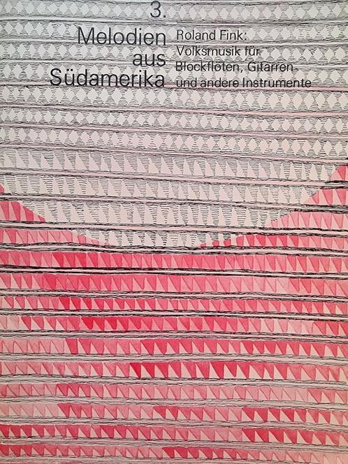 Melodiën aus Sud-Amerika. Blokfluit Gitaar Drums Contrabas, Muziek en Instrumenten, Bladmuziek, Zo goed als nieuw, Thema, Drums of Percussie