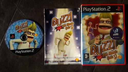 PS2 - Buzz The Music Quiz - PlayStation 2 Buzzers Spel, Spelcomputers en Games, Games | Sony PlayStation 2, Zo goed als nieuw