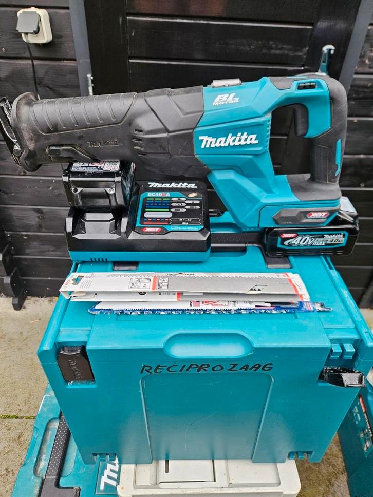 makita reciprozaag 40V, Doe-het-zelf en Verbouw, Gereedschap | Overige machines, Zo goed als nieuw, Ophalen of Verzenden
