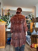 Vintage Bontjas Bruin Maat M, Ophalen of Verzenden, Gedragen, Maat 38/40 (M), Bruin
