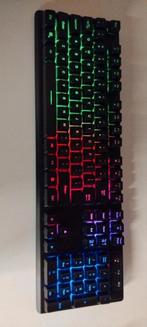 Gaming toetsenbord draadloos RGB, Computers en Software, Toetsenborden, Ophalen of Verzenden, Zo goed als nieuw, Gaming toetsenbord