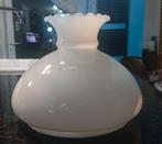 Zgan melkwitte lampenkap voor Olie- of Schipperslamp, Antiek en Kunst, Ophalen of Verzenden