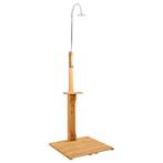 AANBIEDING |  Buitendouche tuindouche douche hout! GRATIS BE, Verzenden, Nieuw, Afdekzeil