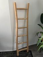 Stevige houten decoratie ladder, licht van kleur, Ophalen, Zo goed als nieuw
