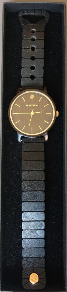 Ab Aeterno houten horloge (Eclipse, unisex, Ø35 mm |ebben), Sieraden, Tassen en Uiterlijk, Horloges | Heren, Nieuw, Polshorloge