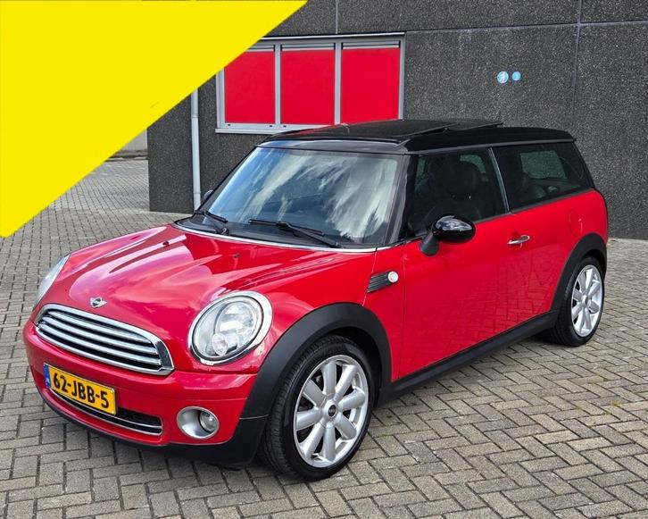 Mini Clubman 1.6 Cooper 2009  LEER / AIRCO / SUPER NETJES, Auto's, Mini, Bedrijf, Clubman, ABS, Airbags, Airconditioning, Alarm