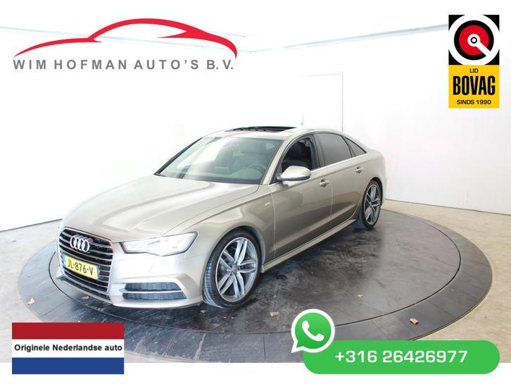 Audi A6 Limousine 1.8 TFSI ultra Premium S Line Pano Vol Led, Auto's, Audi, Bedrijf, Te koop, A6, ABS, Achteruitrijcamera, Airbags