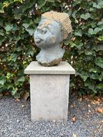 Buste van Afrikaanse vrouw, Ophalen, Gebruikt, Steen, Mensenbeeld