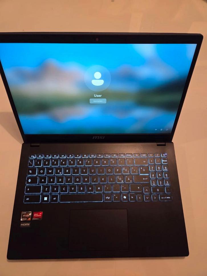 MSI Modern 2025 Model - Ryzen 7 7730U - 16RAM - 512SSD, Computers en Software, Windows Laptops, Zo goed als nieuw, 15 inch, SSD