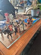 Verzaamling Schleich figuurtjes paarden en ridders, Ophalen, Gebruikt