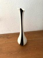 Prachtige murano vaas zwart/wit, Ophalen of Verzenden