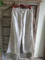 Linnen broek van My jewellery met bloemenprint L, Maat 42/44 (L), Ophalen of Verzenden, Zo goed als nieuw, Overige kleuren